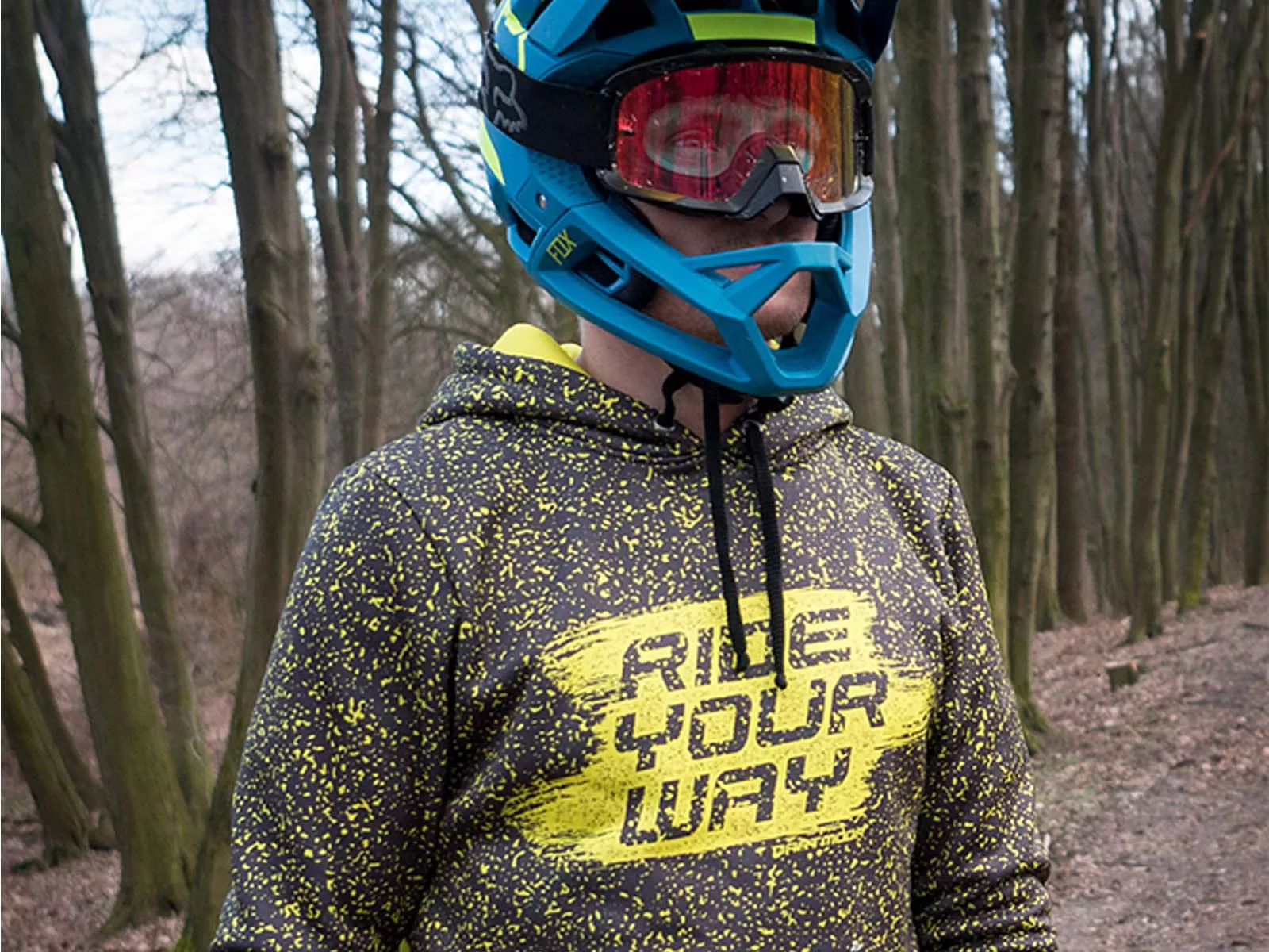Fox mountain shop bike hoodie
