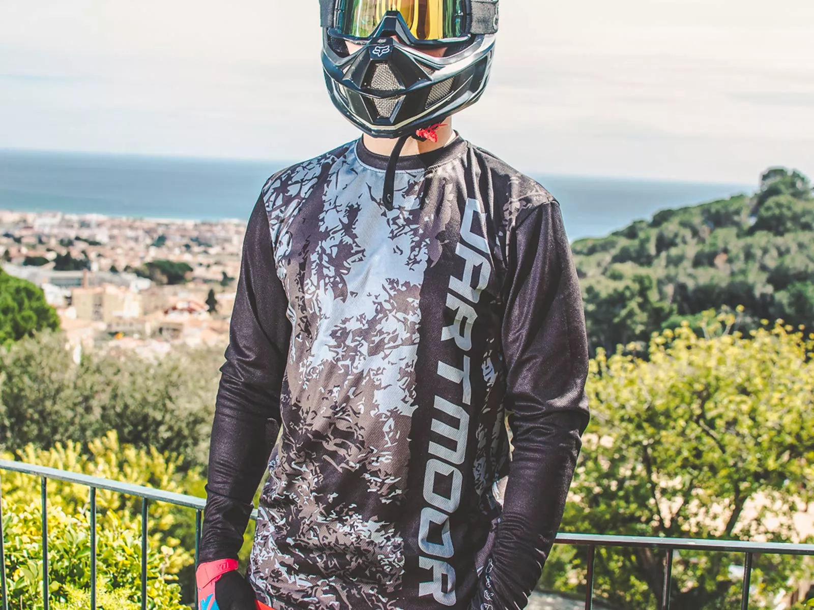 Long sleeve bike jersey sales