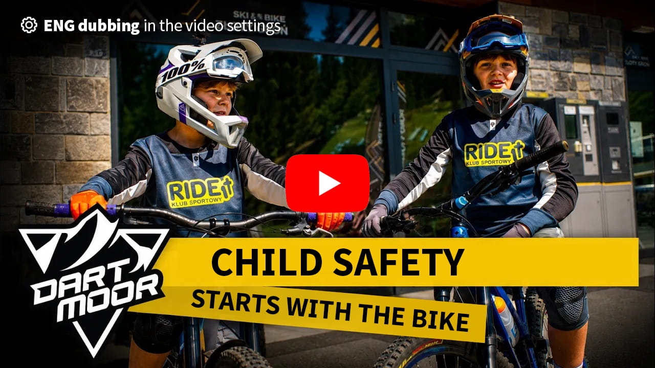 CHILD SAFETY STARTS WITH THE BIKE
